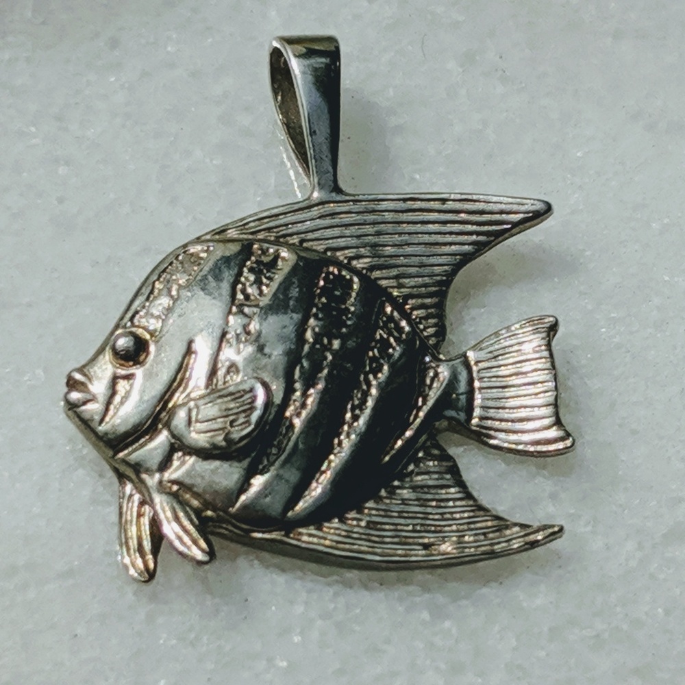 Angel fish pendant charm